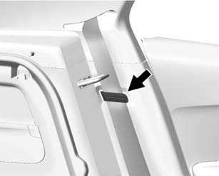 Safety Belt Clip on Side Trim