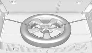 Storing the Flat Tire and Tools