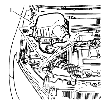 Fig. 141: Air Cleaner Assembly