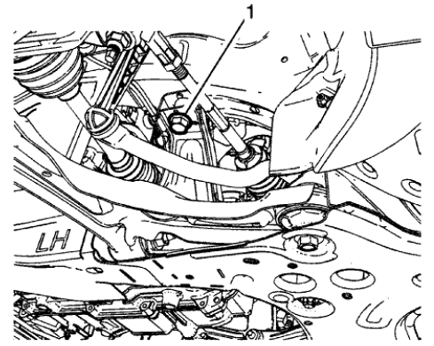 Fig. 159: Frame Suspension Retaining Bolts