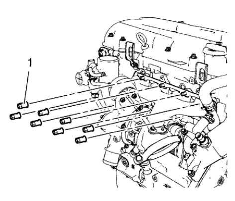 Fig. 265: Turbocharger Nuts