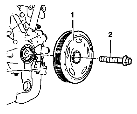 Fig. 274: Crankshaft Balancer And Bolt