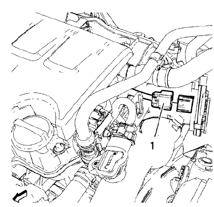 Fig. 43: Throttle Body Wiring Harness Plug