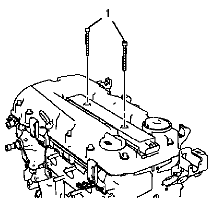 Fig. 283: Ignition Coil Bolts