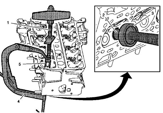 Fig. 320: Valve Spring Compressor And Adapter Assembly