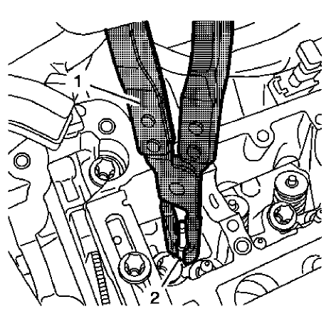 Fig. 230: Pliers And Intake Valve Stem Oil Seals
