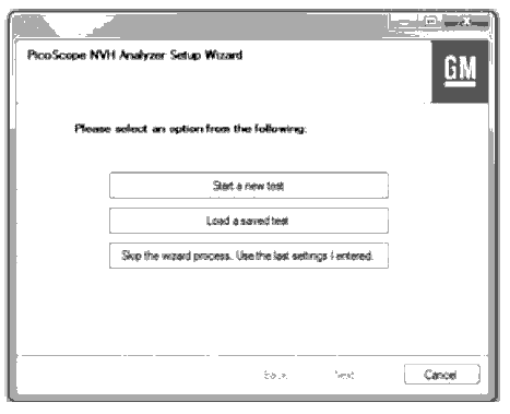 Fig. 41: Identifying NVH Software Set-Up Display Screen