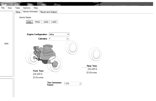 Fig. 43: Identifying Oscilloscope NVH Vehicle Information Display Screen