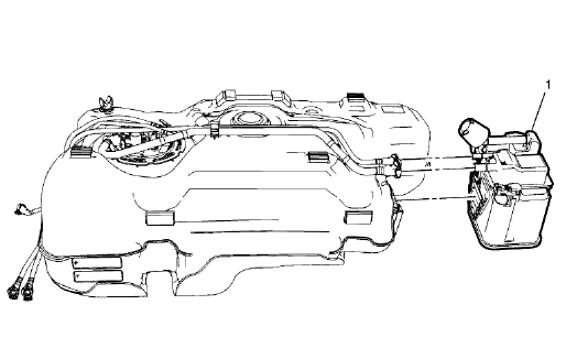 Fig. 82: Evaporative Emission Canister (FWD)
