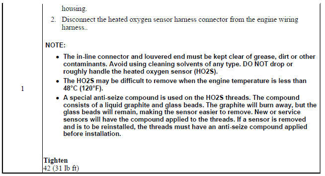 Heated Oxygen Sensor Replacement - Sensor 1