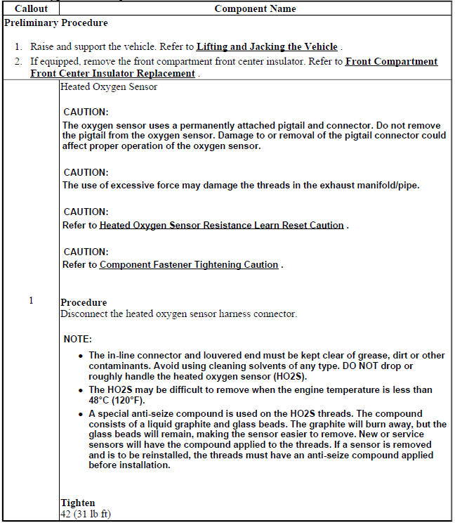 Heated Oxygen Sensor Replacement - Sensor 2