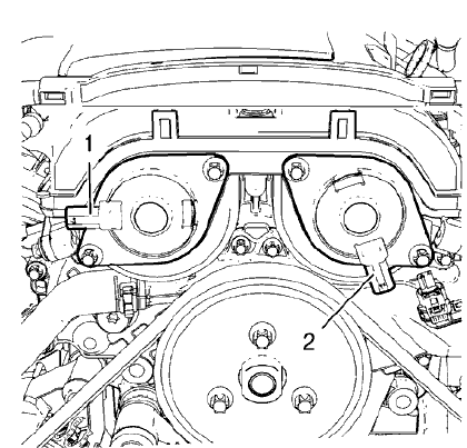 Fig. 99: Camshaft Position Actuator Solenoid Valves Proper Position