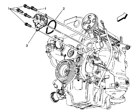 Fig. 74: Water Pump (2HO)
