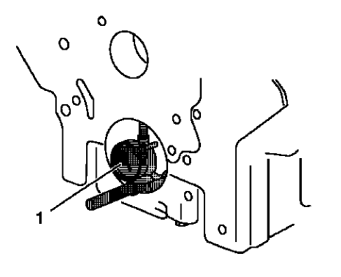 Fig. 479: Measuring Bearing Bore Concentricity And Alignment Using Gauge Tool
