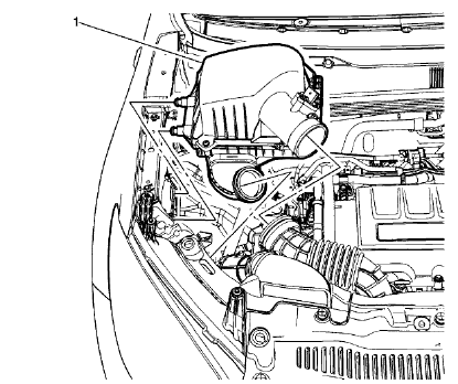 Fig. 107: Air Cleaner Assembly