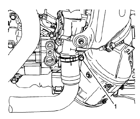 Fig. 112: Charge Air Cooler Inlet Air Hose Clamp