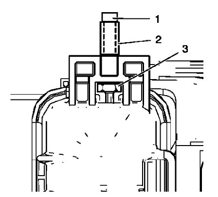 Fig. 16: Radiator Mounting Pin, Nut And Bolt