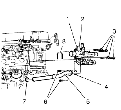 Fig. 50: Identifying Engine Coolant Temperature Sensor Connector, Engine Oil Cooler Pipe And