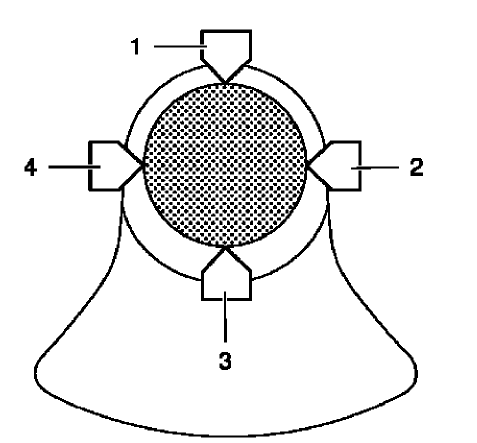 Fig. 344: Connecting Rod Journal Diameter Points