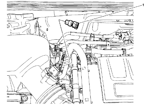 Fig. 51: Fuel Pressure Sensor - Fuel Feed Pipe