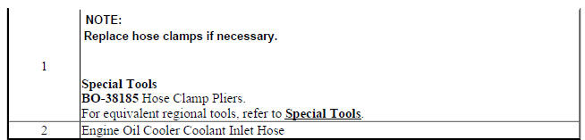 Engine Oil Cooler Coolant Inlet Hose Replacement (LUJ)