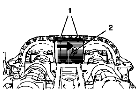 Fig. 418: Adjuster Bolt And Fastening Bolts