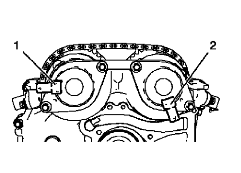 Fig. 427: Camshaft Position Actuator Solenoid Valves Proper Position