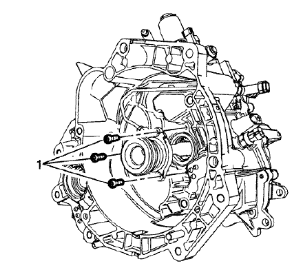 Fig. 30: Clutch Actuator Cylinder Bolts