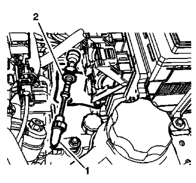 Fig. 13: Automatic Transmission Range Selector Lever Cable Terminal And Shift Lever Pin