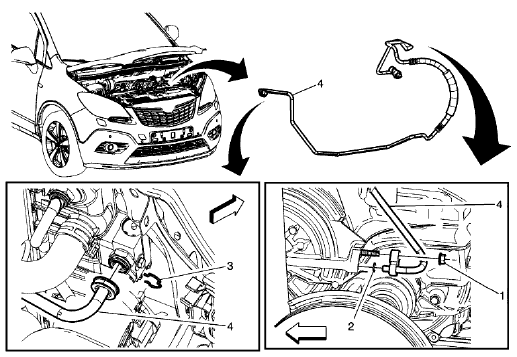 Fig. 34: Transmission Fluid Cooler Outlet Pipe