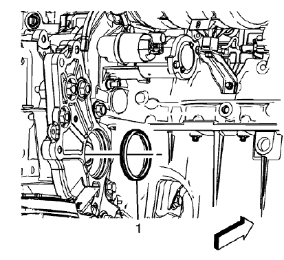 Fig. 75: Transfer Case-To-Transfer Case Bracket Seal