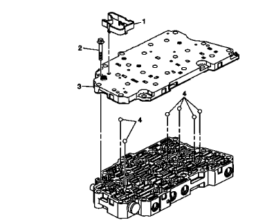 Fig. 63: Control Valve Body (Gen 2)