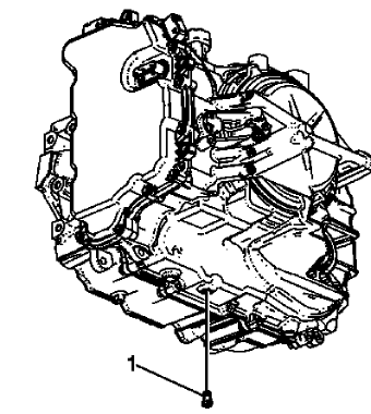 Fig. 20: Identifying Fluid Level Hole Plug