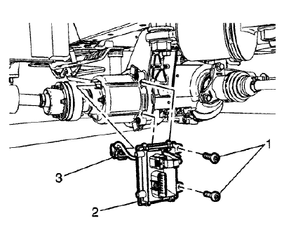 Fig. 6: Differential Clutch Control Module