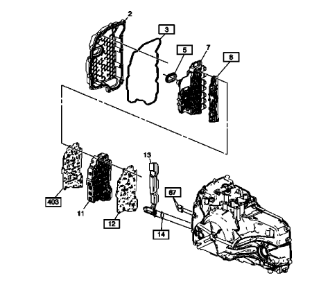 Fig. 9: Control Valve Body Kit (Gen 1) 24248473