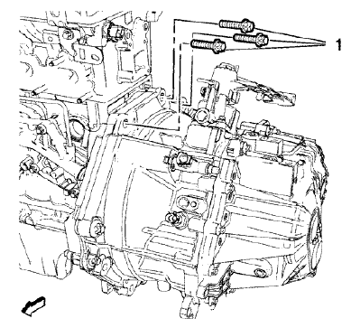 Fig. 80: Upper Transmission Bolts