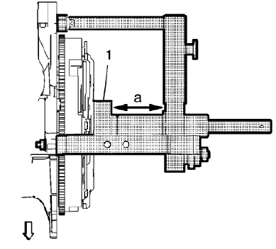 Fig. 54: Measuring Distance "a"