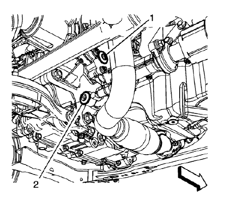 Fig. 4: Transfer Case Drain And Fill Plugs