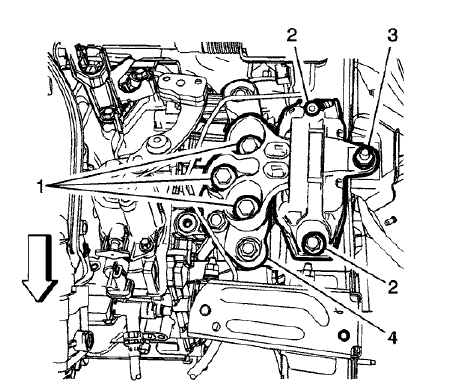 Fig. 82: Left Transmission Mount