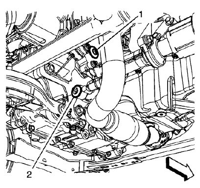 Fig. 6: Transfer Case Drain And Fill Plugs