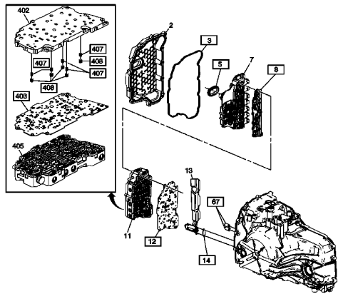 Fig. 10: Control Valve Body Kit (Gen 2) 24260702