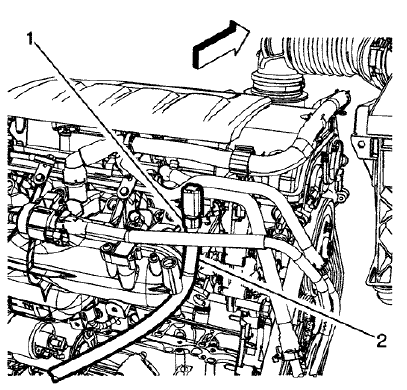 Fig. 8: Vent Hose And Retaining Clip