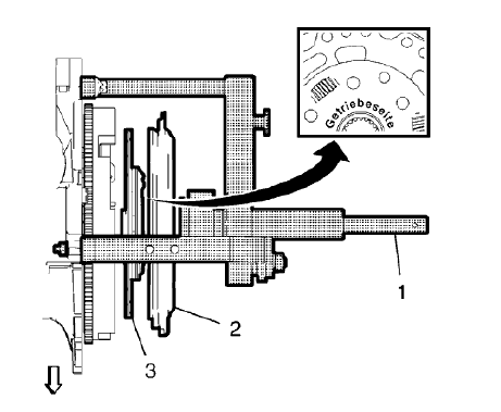 Fig. 59: Installing Bolts To Correct Site