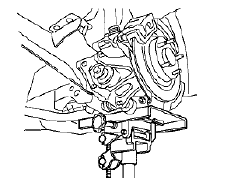 Fig. 16: Ignition Lock Cylinder Opening Cover