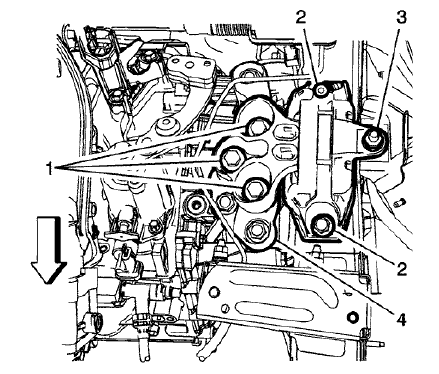 Fig. 87: Left Transmission Mount
