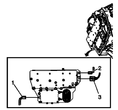 Fig. 29: Identifying Input Speed Sensor Electrical Connector