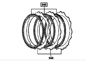 Fig. 14: Low And Reverse Plate Assembly (Gen 2) 24260696