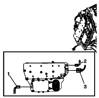 Fig. 33: Identifying Input Speed Sensor Electrical Connector