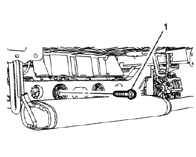 Fig. 21: Rear Differential Support Mounting Bolts