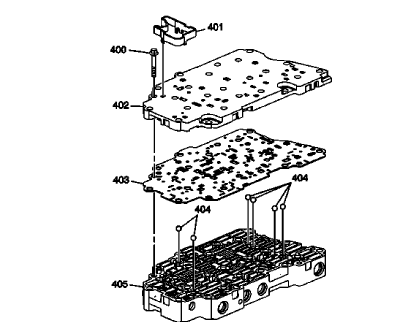 Fig. 13: View Of Control Valve Body Assembly (1 Of 2)